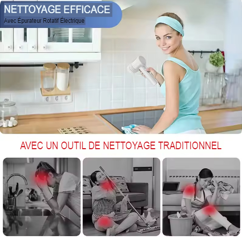 Brosse de Nettoyage Électrique Multifonction